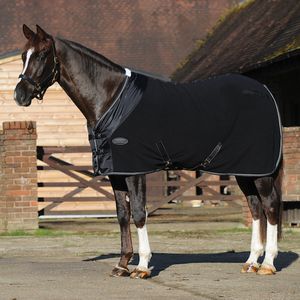 Weatherbeeta Anti-Static Fleece Cooler - Black/Silver
