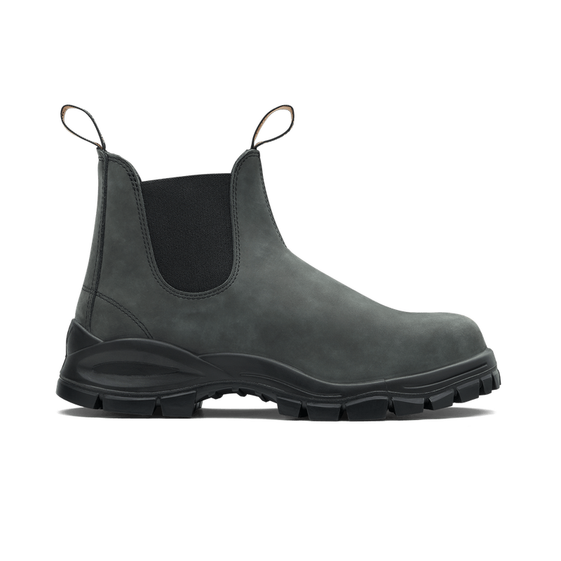 Lug Boot Rustic Black Black