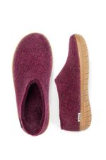 Glerups-Unisex-Shoe-Rubber-Sole---Cranberry