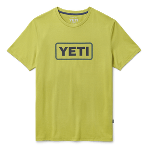 Yeti Men's Logo Badge Short Sleeve Tee - Moss