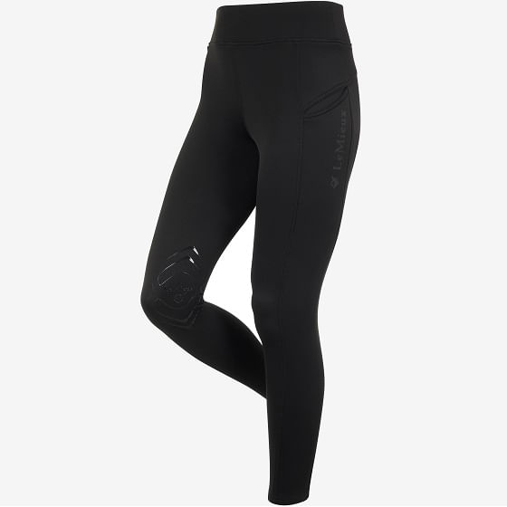 LeMieux Brushed Pull On Full Grip Ladies Winter Riding Tights 