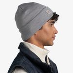 Buff-Unisex-Merino-Heavyweight-Beanie---Solid-Light-Grey