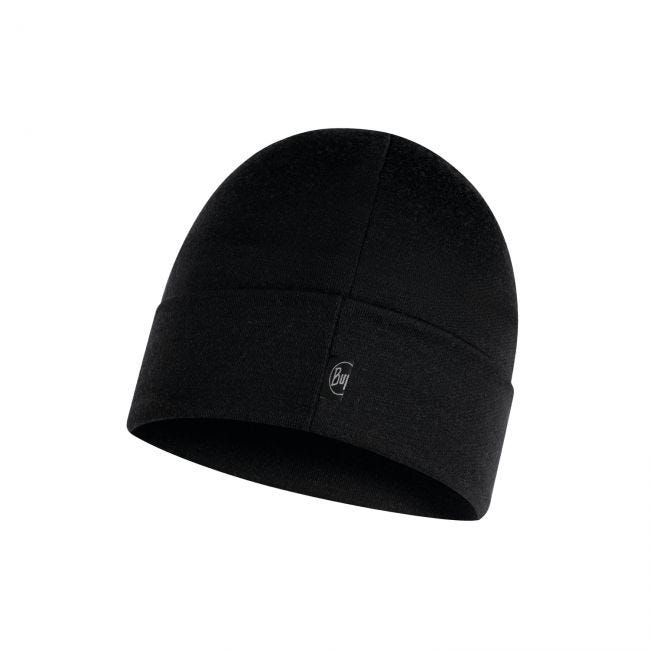 Buff-Unisex-Merino-Heavyweight-Beanie---Solid-Black