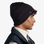 Buff-Unisex-Merino-Heavyweight-Beanie---Solid-Black