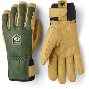 Hestra Men's Ergo Grip Incline 5-finger Glove - Forest/Natural