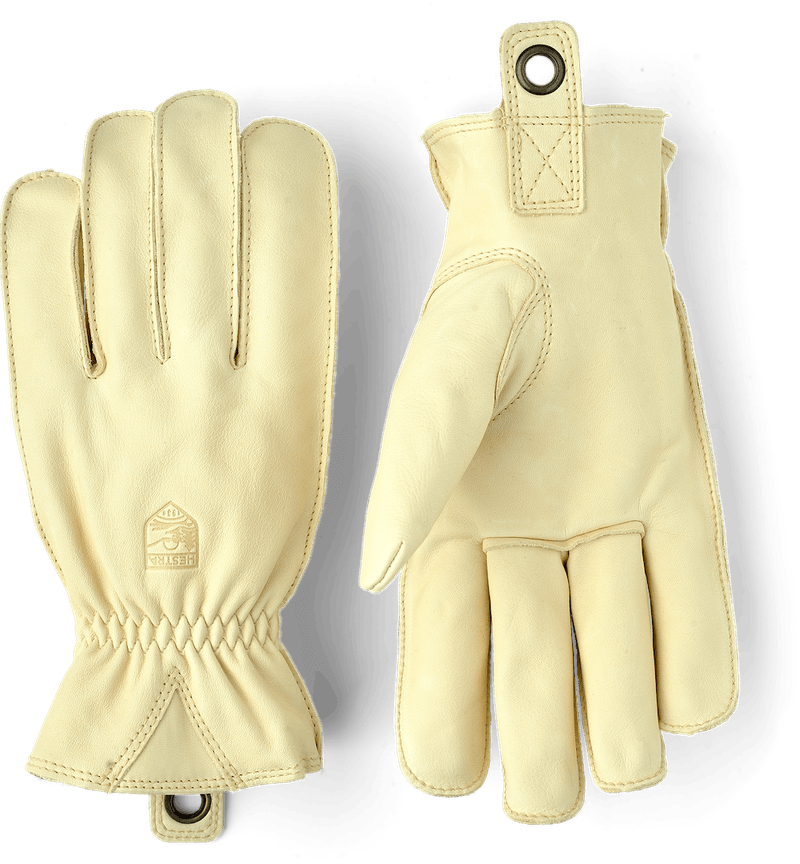 Hestra Men's Ecocuir Unlined 5-finger Glove - Natural Brown M ECOCUIR UNLINED NATURAL NATURAL 10