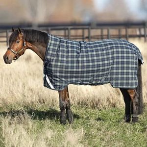 Rhino Wug 450g Turnout with Vari-Layer - Hunter Check/ Navy & Green