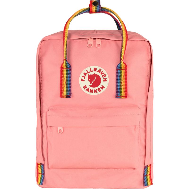 Fjallraven-Kanken-Backpack---Pink-Rainbow-Pattern