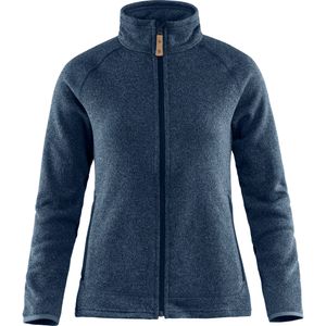 Fjallraven Women's Ovik Fleece Zip Sweater - Navy