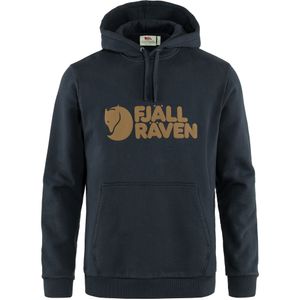 Fjallraven Men's Logo Hoodie - Dark Navy