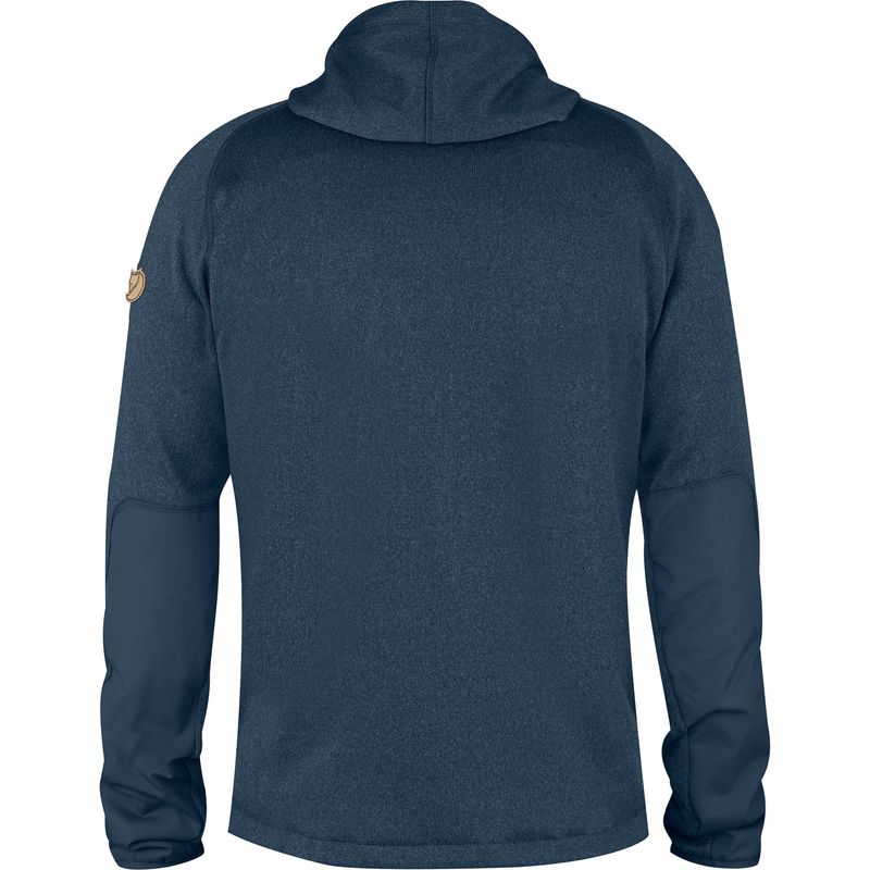 Fjallraven-Men-s-Ovik-Fleece-Hoodie---Navy