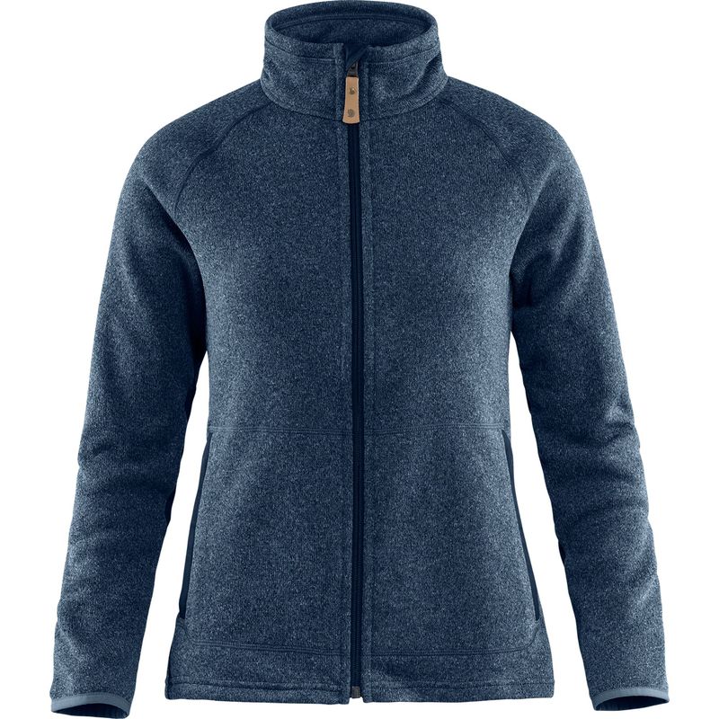 Fjallraven-Women-s-Ovik-Fleece-Zip-Sweater---Navy
