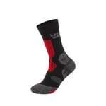 hanwag-trek-sock-asphalt-red