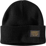Carhartt-Knit-Rugged-Patch-Beanie---Black