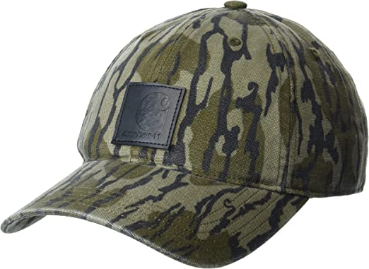 Carhartt-Men-s-Canvas-Camo-Cap---Mossy-Oak-Bottomland-Camo