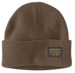 Carhartt-Knit-Rugged-Patch-Beanie---Coffee