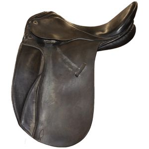 Used Collegiate Dressage Saddle 17M - Black