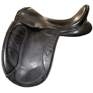 Used Santa Cruz Dressage Saddle 18W - Black