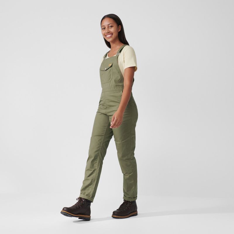 Fjallraven-Women-s-Vardag-Dungaree-Trousers---Green