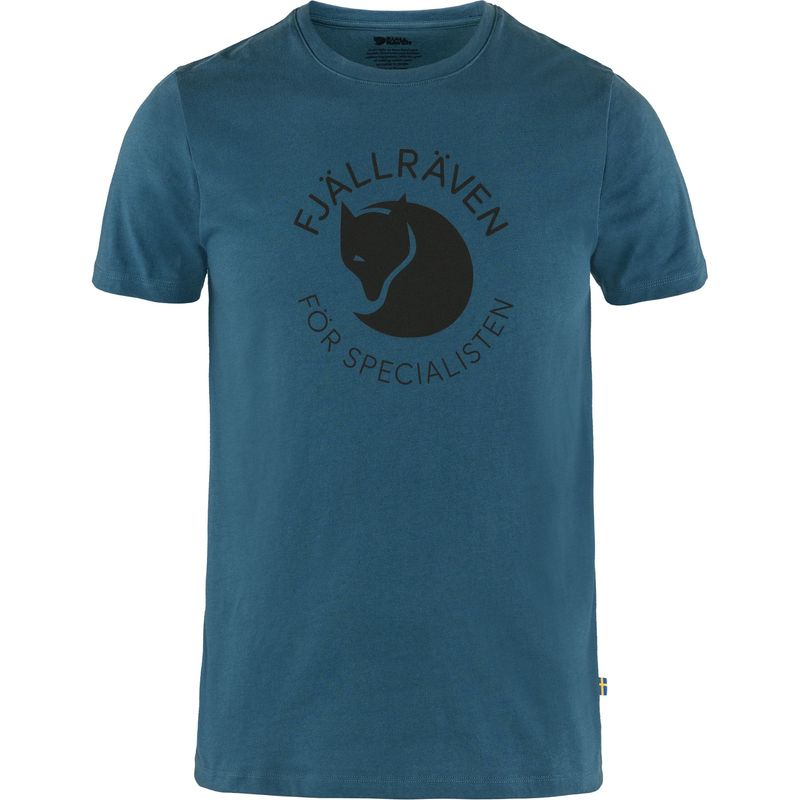 Fjallraven-Men-s-Fox-T-Shirt---Indigo-Blue