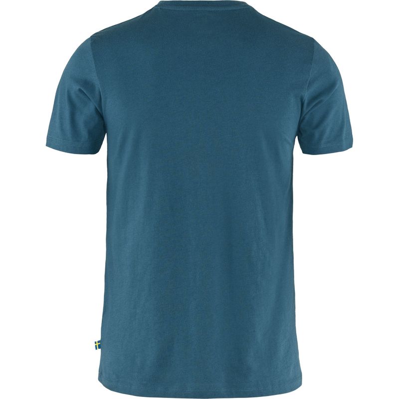 Fjallraven-Men-s-Fox-T-Shirt---Indigo-Blue