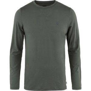 Fjallraven Men's Abisko Wool Long Sleeve Top - Basalt