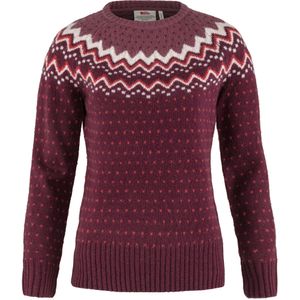 Fjallraven Women's Ovik Knit Sweater - Dark Garnet