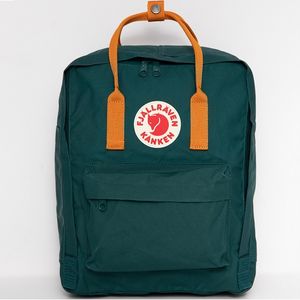 Fjallraven Kanken Backpack - Arctic Green/Spicy Orange