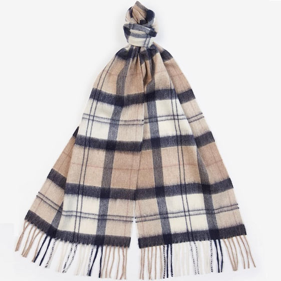 Barbour Tartan Scarf Women s Past Season OS Rosewood