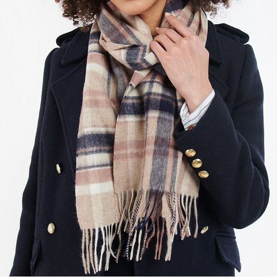 Tartan Scarf Rosewood Tartan