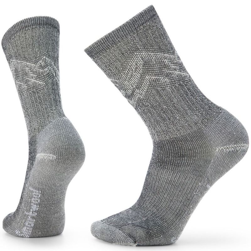 Men's Hike Light Cushion Mountain Range Pattern Crew Socks, Smartwool®