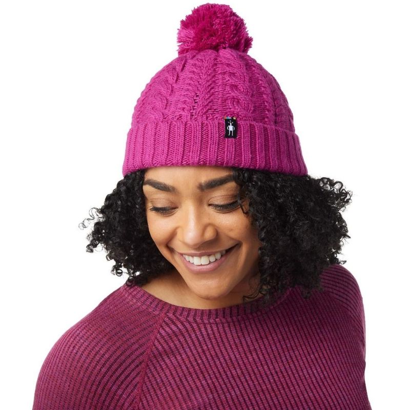 Smartwool Women s Ski Town Hat Festive Fuchsia Apple Saddlery