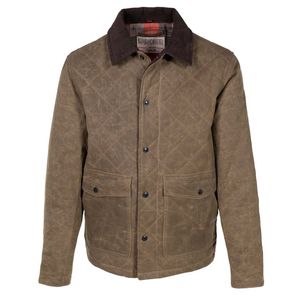 Schott 8245 Men's Waxed Cotton Hunting Jacket - Khaki