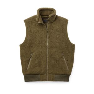 Filson Men's Sherpa Fleece Vest - Marsh Olive