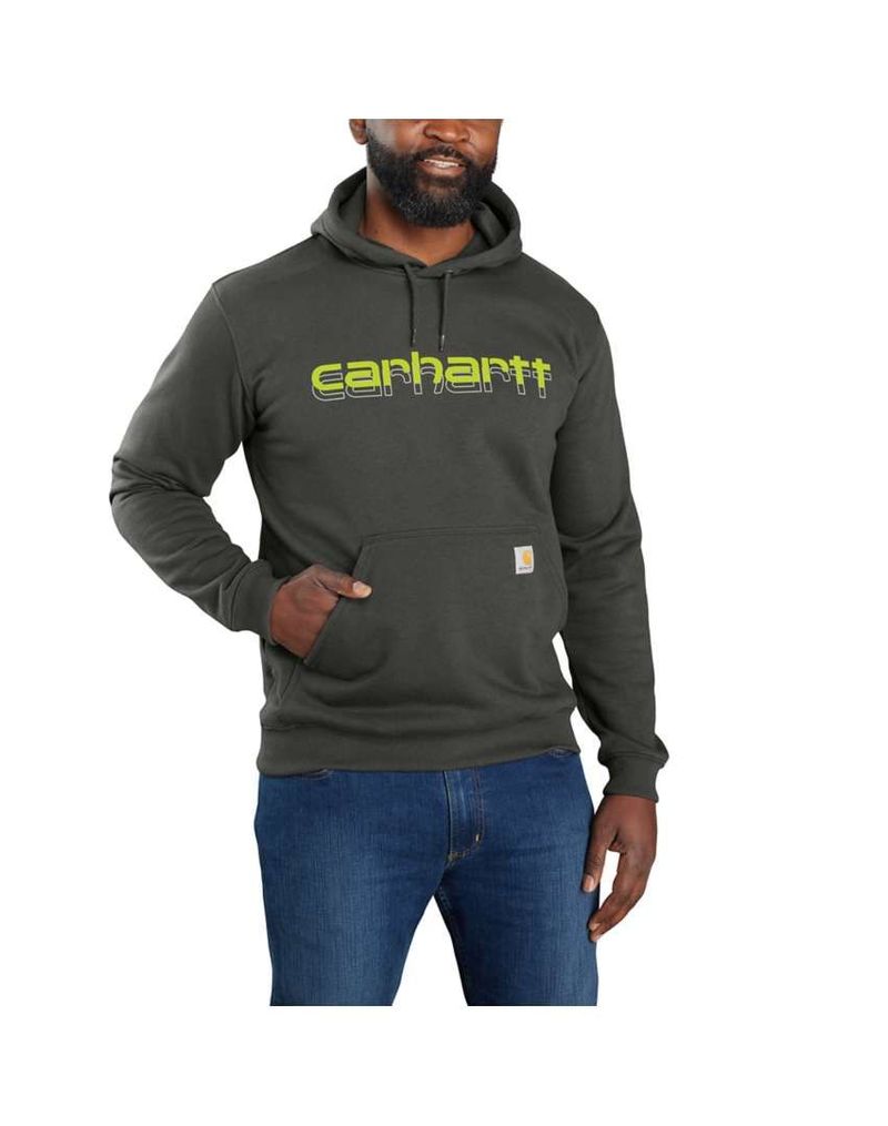 CARHARTT Men's Loose Fit Midweight Logo Hoodie