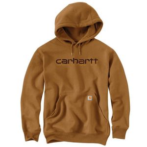Carhartt Men's Rain Defender Loose Fit Midweight Logo Sweatshirt - Carhartt Brown