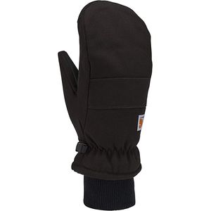 Carhartt Women's Synthetic Leather Knit Cuff Mitt - Black