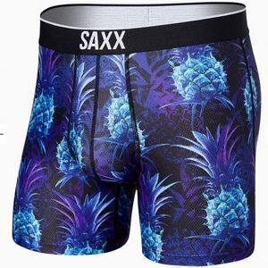 Saxx Men's Volt Boxers -  Neon Pineapple
