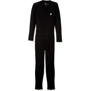 Carhartt Men's Midweight Cotton Waffle Suit - Black