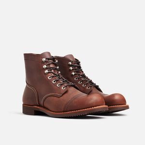 Red Wing Men's Iron Ranger 6" Boots - Amber