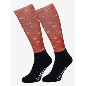 Lemieux Footsie Boot Socks - Pheasants