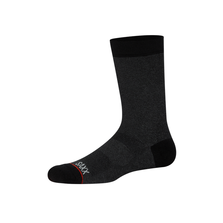 Saxx-Men-s-Whole-Package-Socks---Black-Heather