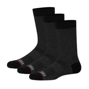 Saxx Men's Whole Package Socks 3 pack - Black Heather