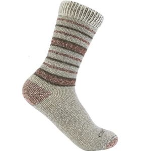 Carhartt Women's Heavyweight Wool Blend Boot Sock - Moss Stripe