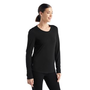 Icebreaker Women's Merino Sphere II Long Sleeve T-Shirt - Black