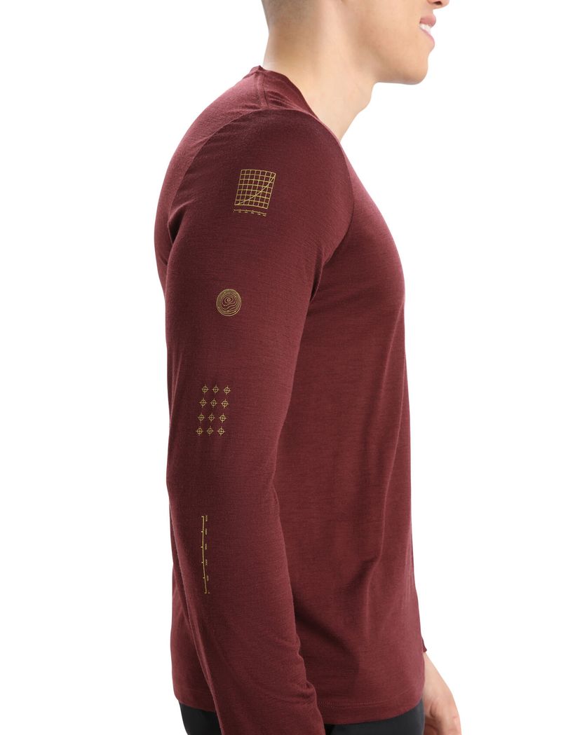 Icebreaker-Men-s-Merino-Tech-Lite-II-Long-Sleeve-T-Shirt-Summit-Tread---Espresso