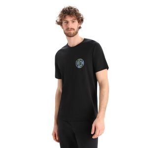 Icebreaker Men's Merino Tech Lite II Short Sleeve T-Shirt Story - Black