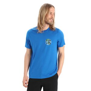 Icebreaker Men's Merino Tech Lite II Short Sleeve T-Shirt Story - Lazurite