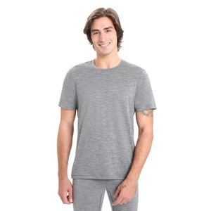 Icebreaker Men's Tech Lite Short Sleeve Tee - Gritstone Heather
