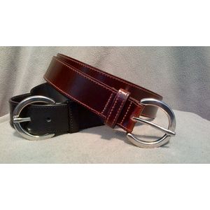 Keldon Women's Stitched Edge Belt - Black